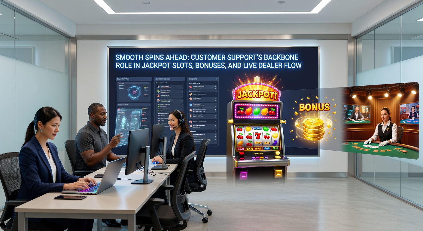 Live Dealer Tische mit professionellem Support-Team im Hintergrund, das Spielern bei Blackjack und Roulette hilft