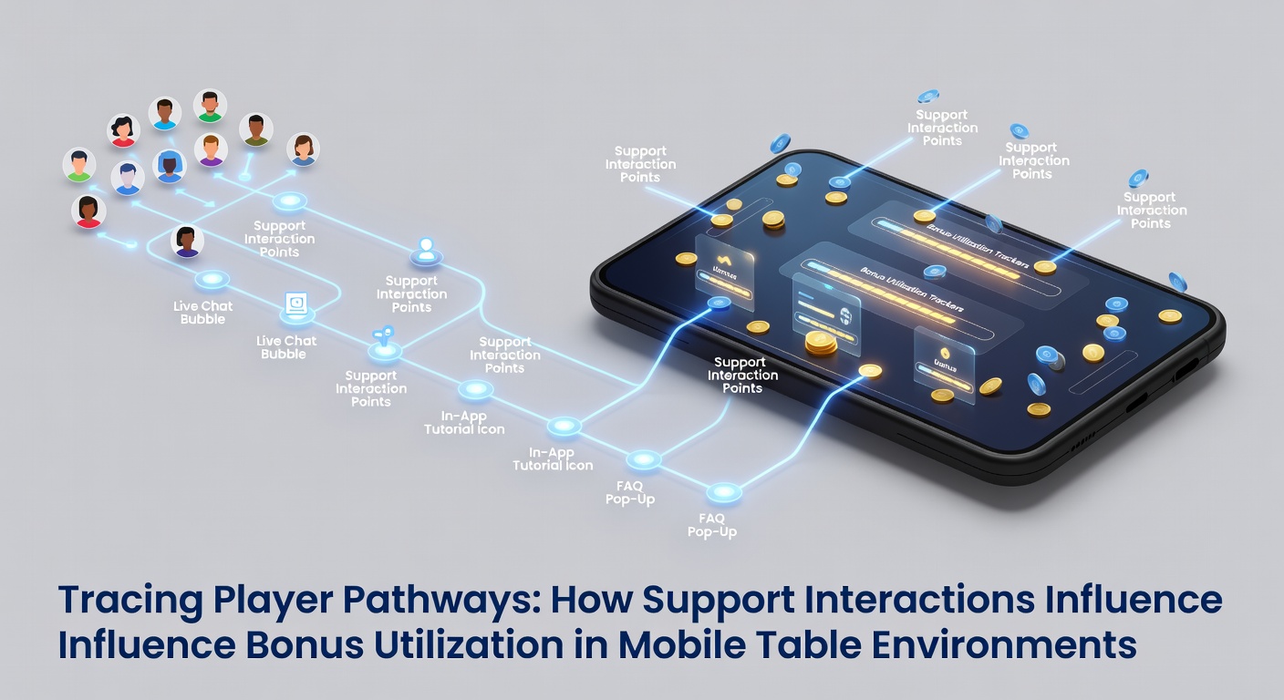 Visualisierung von Spielerpfaden und Support-Interaktionen in mobilen Tischspielen